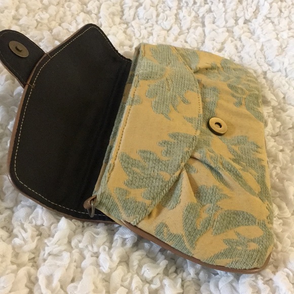 Velour Demask Vintage look Clutch - Picture 5 of 8